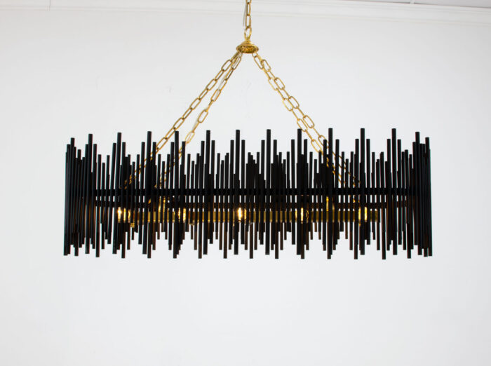 Atlas Black Oval Chandelier - Image 6