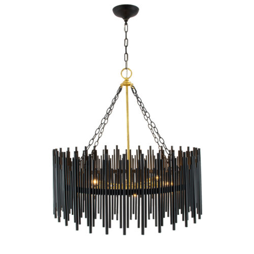 Atlas Black and Gold Lantern- Celline Home