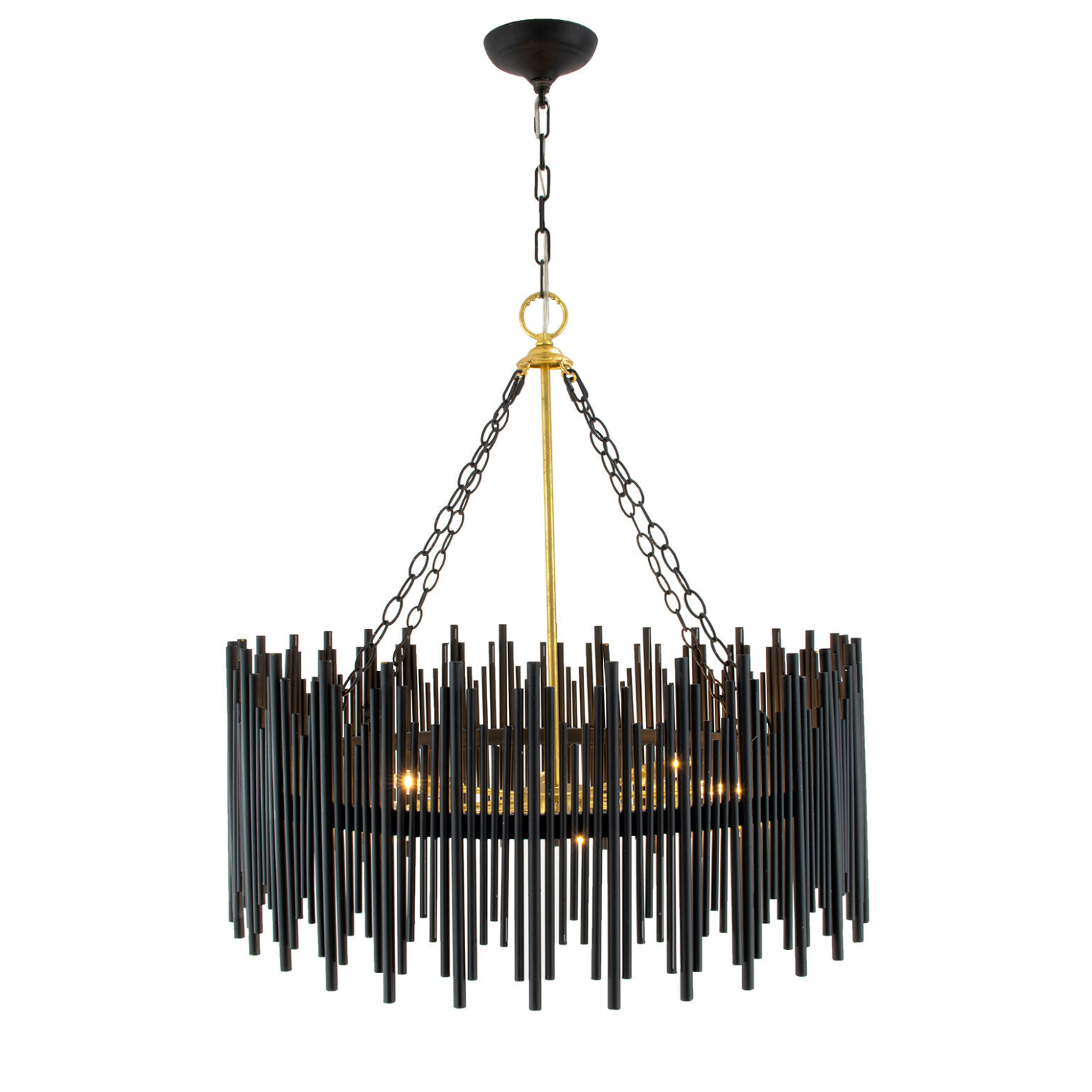 Atlas Black and Gold Lantern- Celline Home