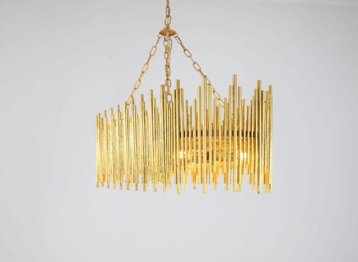 Atlas Gold Oval Chandelier - Image 5