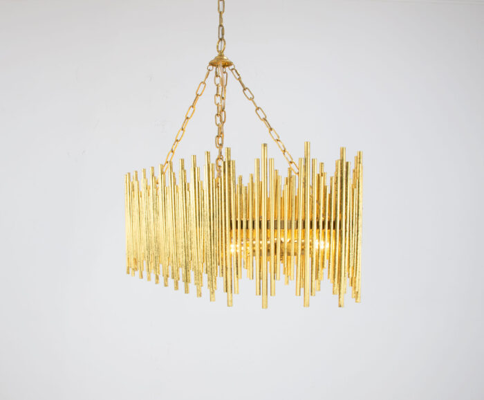 Atlas Gold Oval Chandelier - Image 6