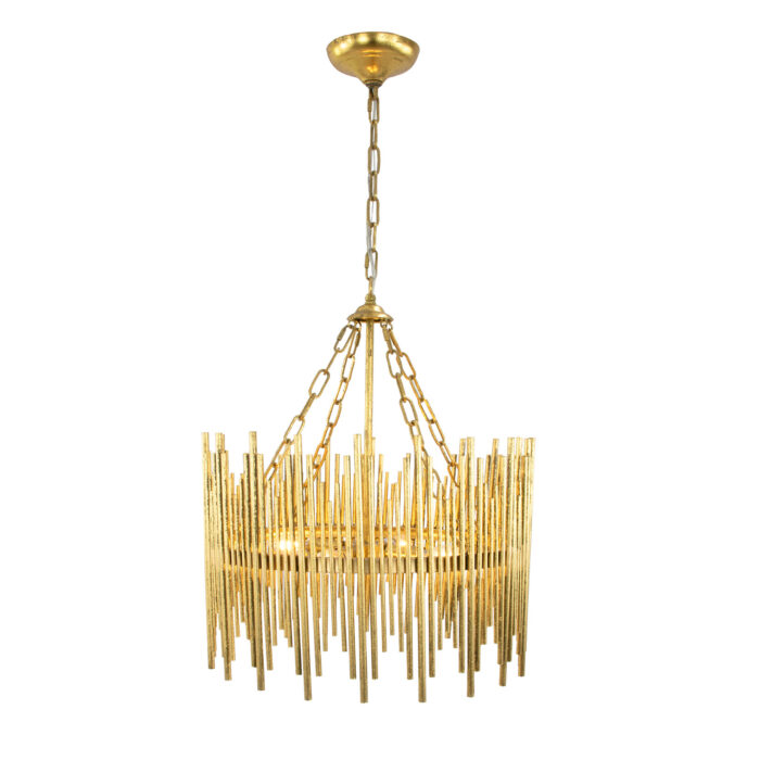 Atlas Gold Small Chandelier- Celline Home