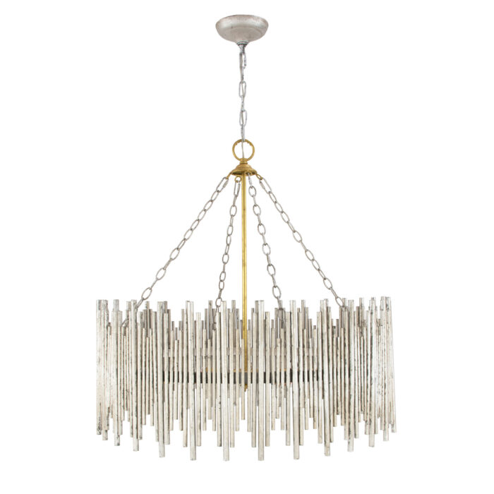 Atlas Silver and Gold Lantern- Celline Home