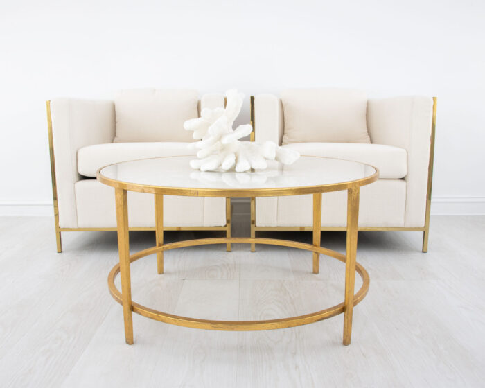 Augustine Gold Round Coffee Table - Image 7