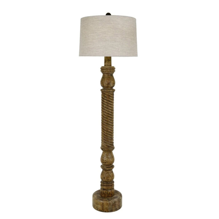 Bowie Solid Wood Floor Lamp