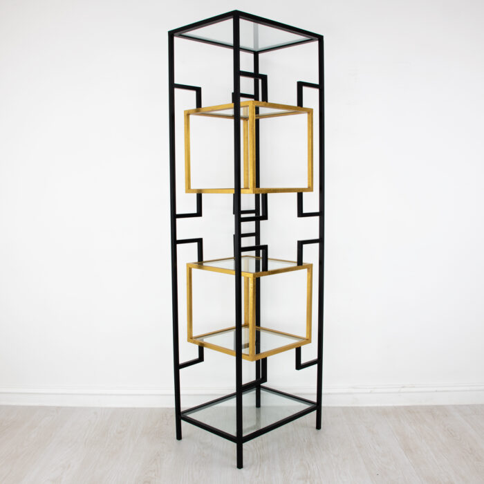 Bullani Black & Gold Small Shelf - Image 3