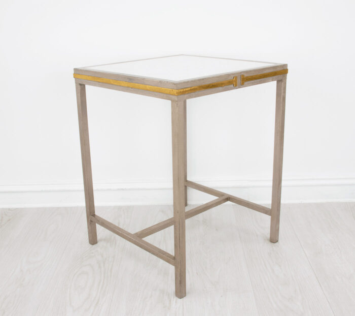 Celine Champagne & Gold Side Table - Image 2