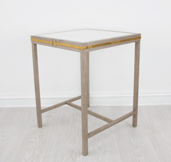 Celine Champagne & Gold Side Table - Image 4