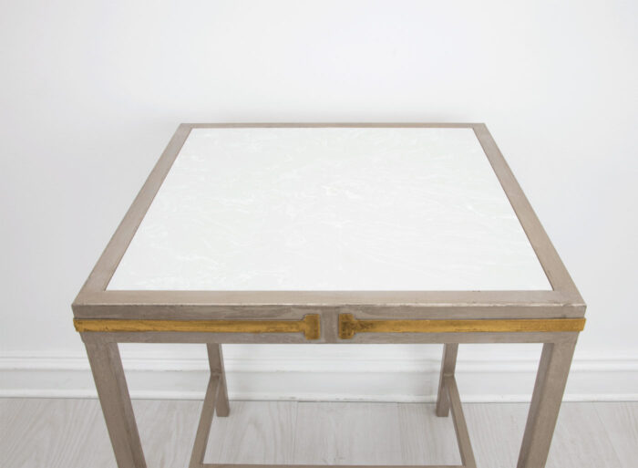 Celine Champagne & Gold Side Table - Image 5