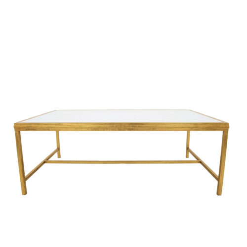 Celine Gold Rectangular Coffee Table- Celline Home