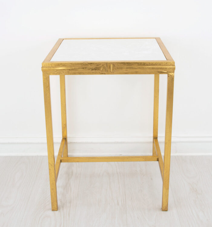 Celine Gold Square Side Table - Image 3