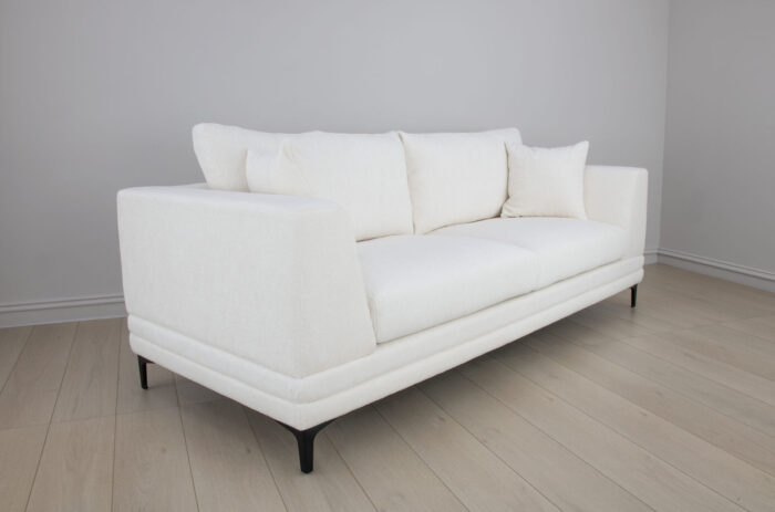 Charlotte Sofa Eggshell - Image 3