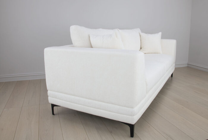 Charlotte Sofa Eggshell - Image 4