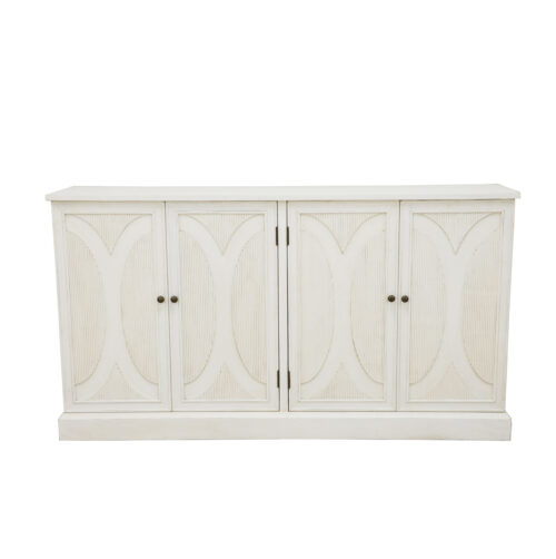 Cecilia White Narrow Cabinet- Celline Home