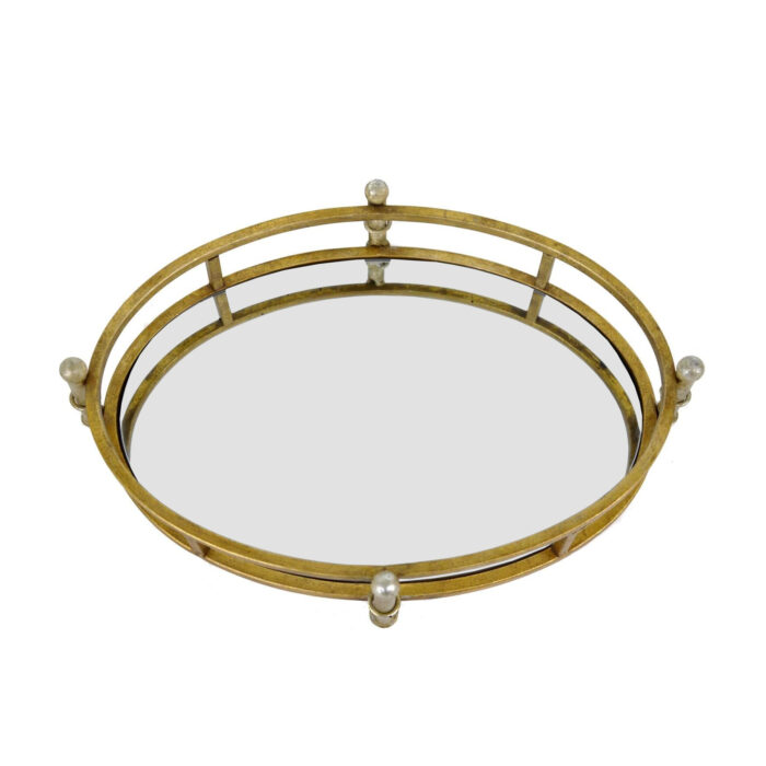 City Gold Oval Tray - Image 2