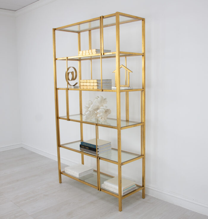 Darrel Gold Modern Shelf - Image 2