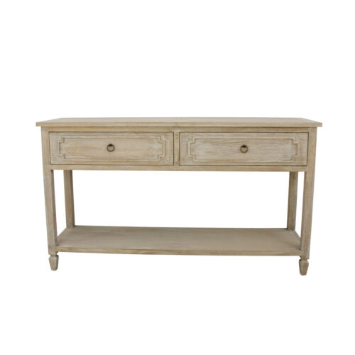 Dion Oak Console Table- Celline Home