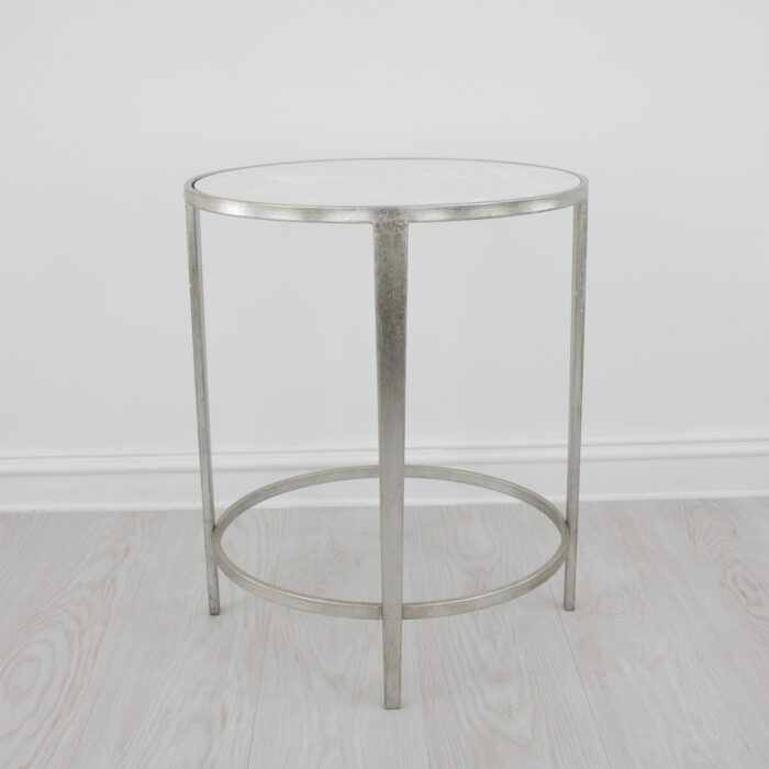 Dolly Silver Round Side Table - Image 2