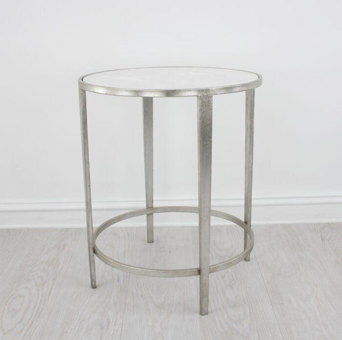 Dolly Silver Round Side Table - Image 4