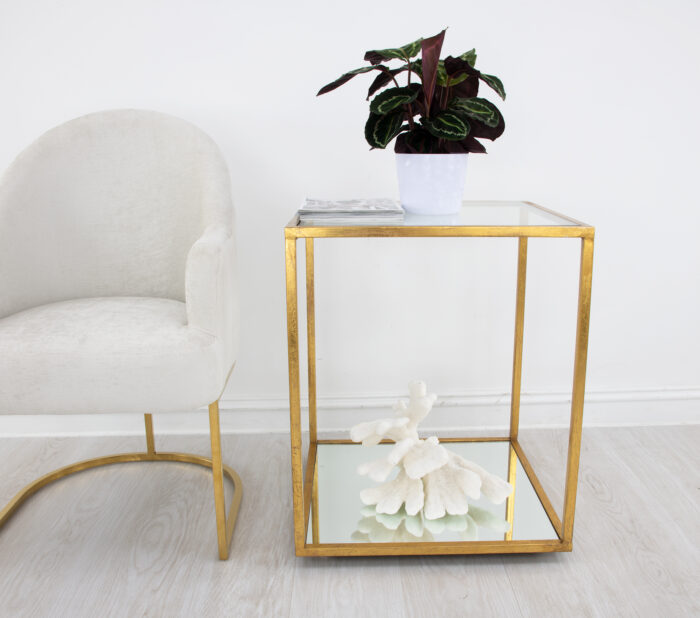 Emily Gold Side Table - Image 6