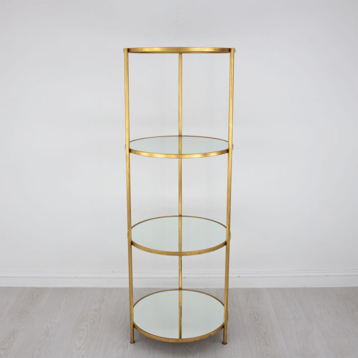 Ruby Round Gold Shelf - Image 2