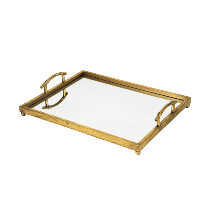 Fancy Gold Leaf Tray