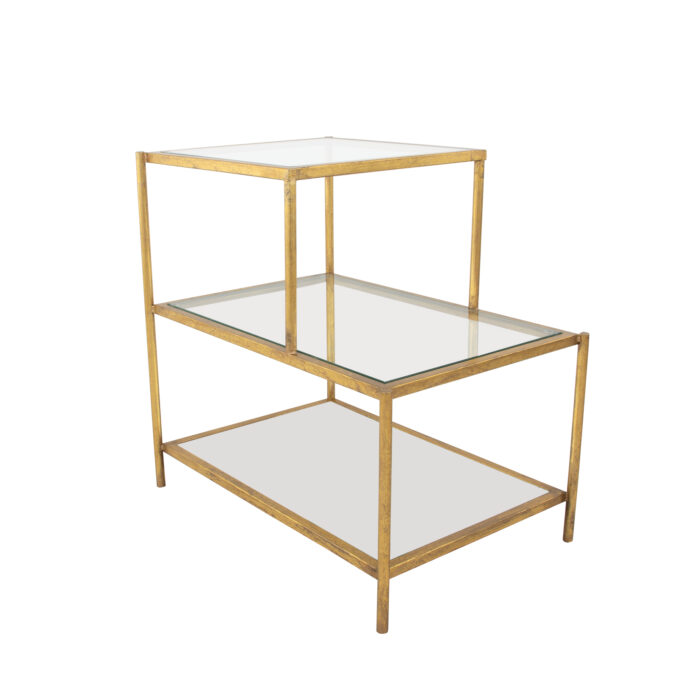 Hanna Gold Side Table- Celline Home