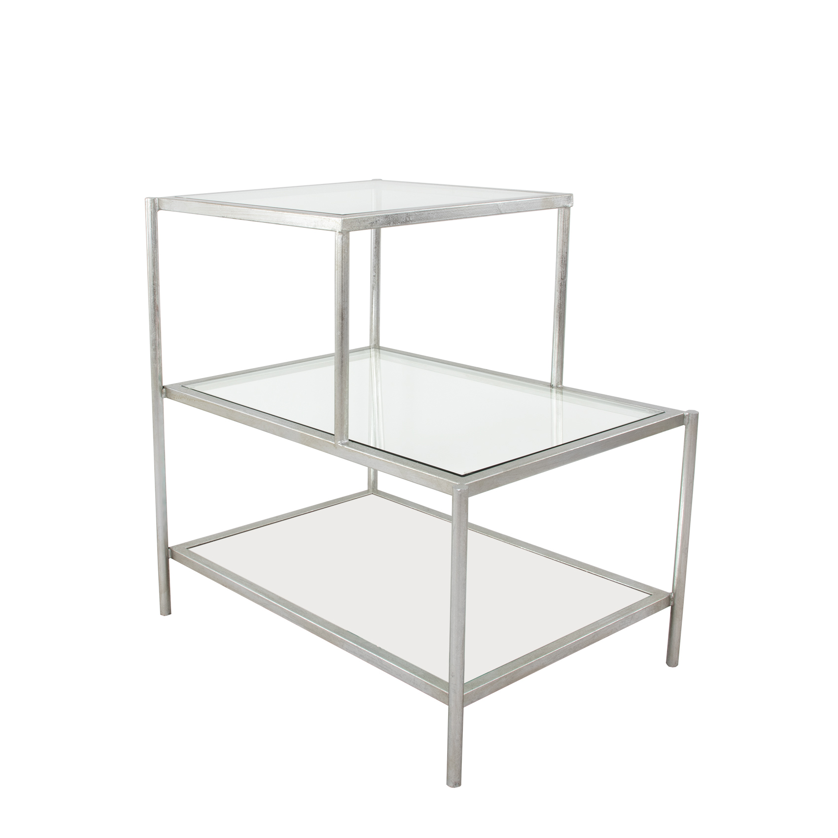 Hanna Silver Side Table- Celline Home