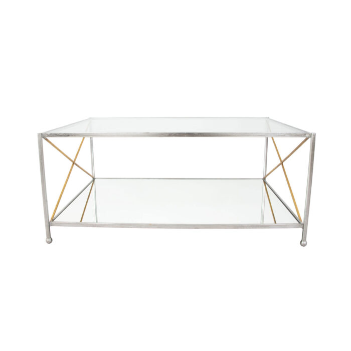 Iris Silver and Gold Coffee Table- Celline Home