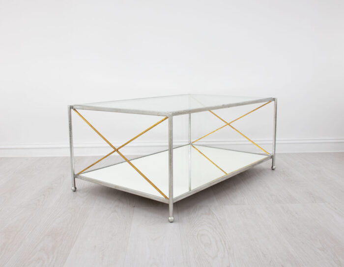 Iris Silver and Gold Coffee Table - Image 3