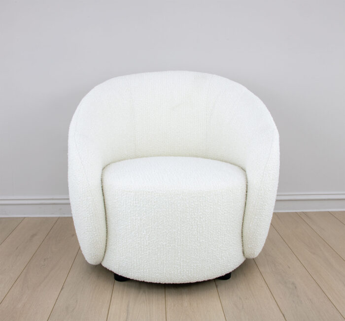 Kyle White Armchair - Image 2