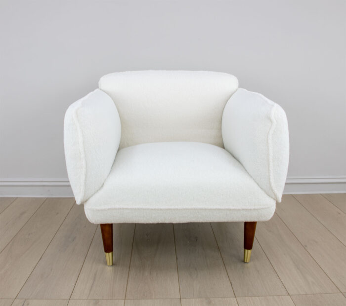 Lindsey White Armchair - Image 2