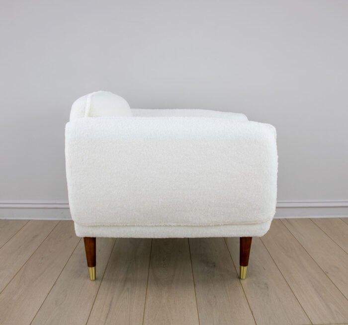 Lindsey White Armchair - Image 3