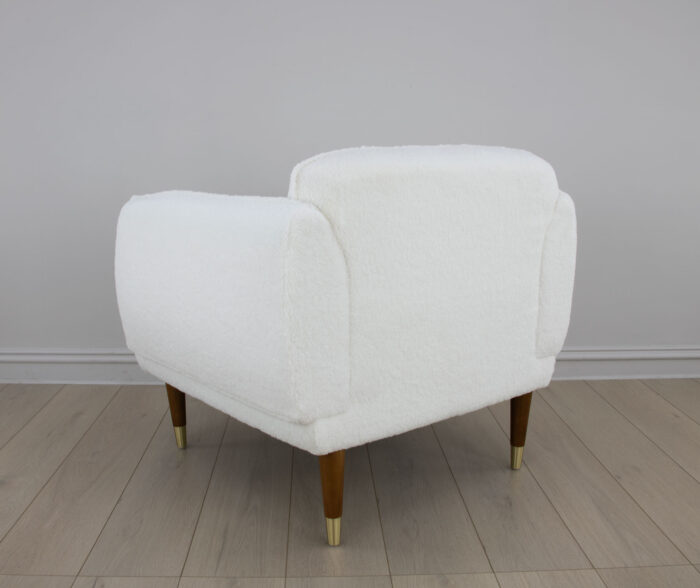 Lindsey White Armchair - Image 4