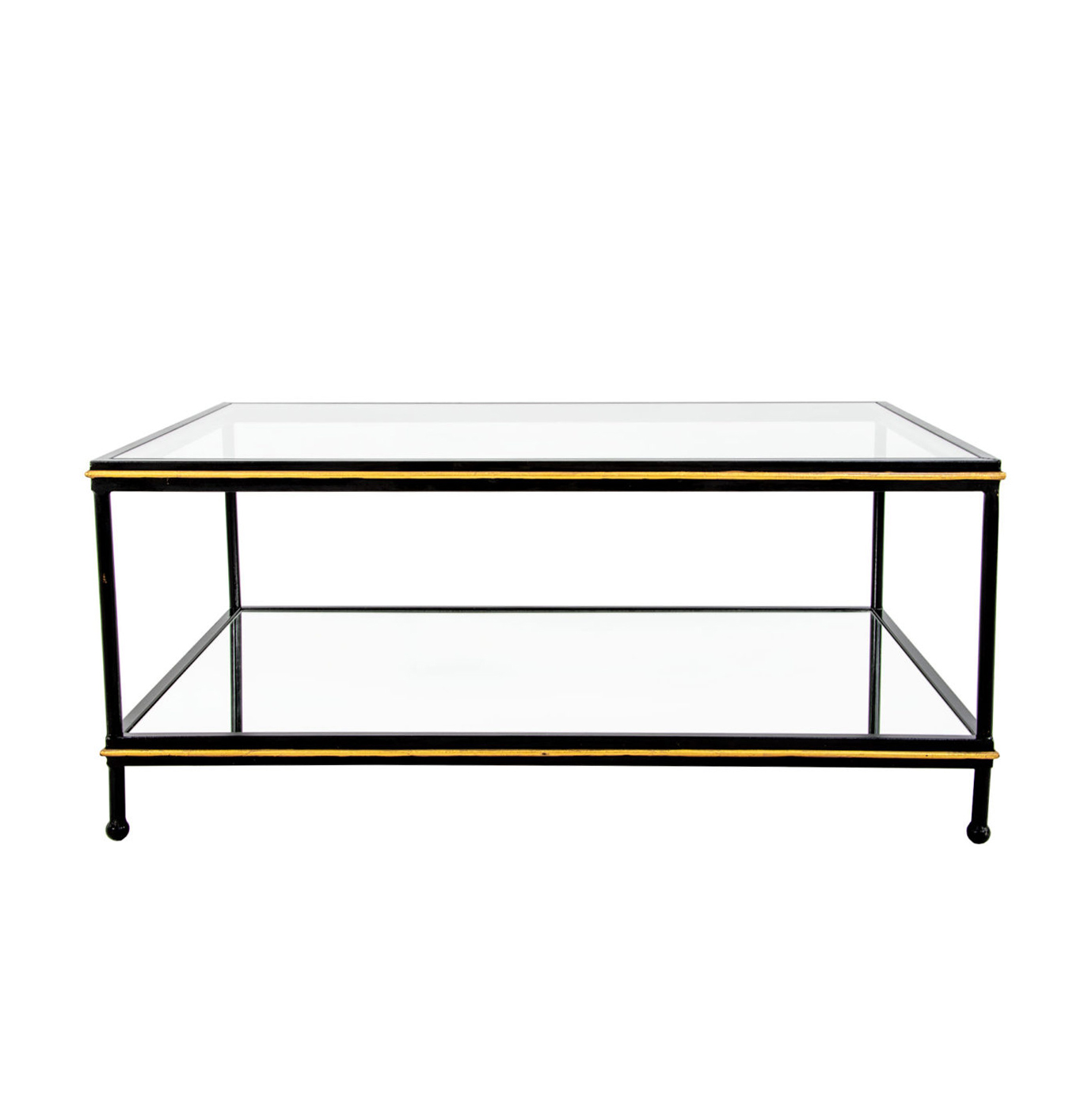 Lauren Black & Gold Coffee Table- Celline Home