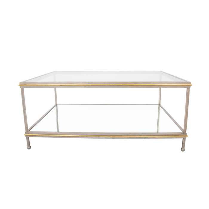 Lauren Champagne & Gold Coffee Table- Celline Home