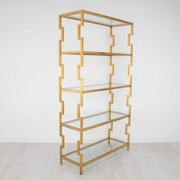 Lazaro Gold Leaf Shelf - Image 4