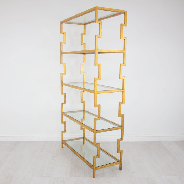 Lazaro Gold Leaf Shelf - Image 7