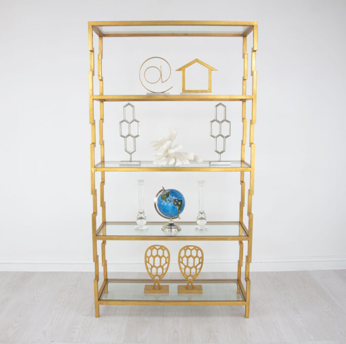 Lazaro Gold Leaf Shelf - Image 6