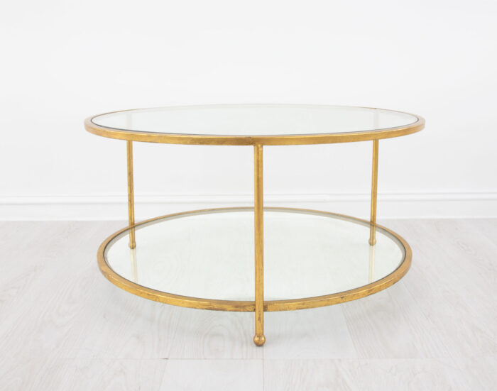 Lilia Gold Round Coffee Table - Image 2