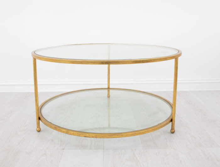 Lilia Gold Round Coffee Table - Image 3