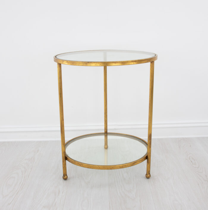 Lilia Gold Round Side Table - Image 5