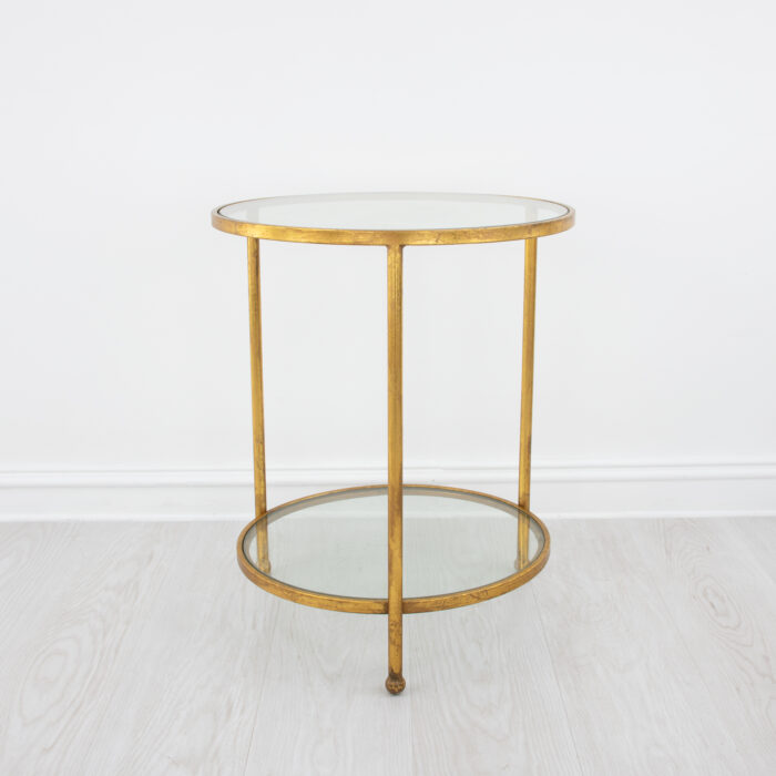 Lilia Gold Round Side Table - Image 2