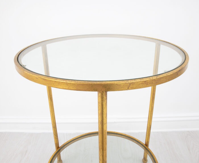 Lilia Gold Round Side Table - Image 6