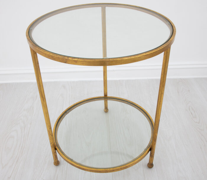 Lilia Gold Round Side Table - Image 7