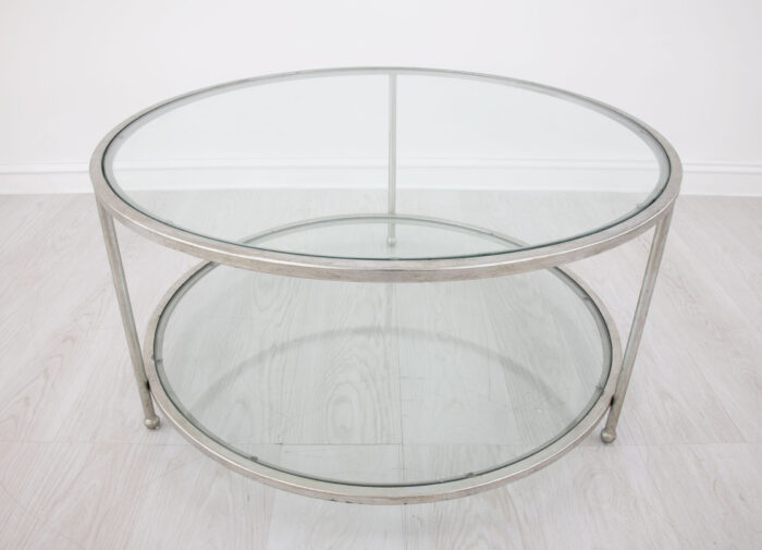 Lilia Silver Round Coffee Table - Image 2