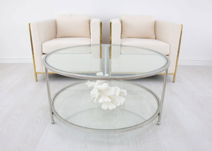 Lilia Silver Round Coffee Table - Image 5