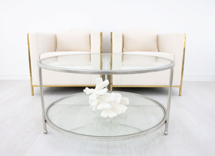 Lilia Silver Round Coffee Table - Image 6