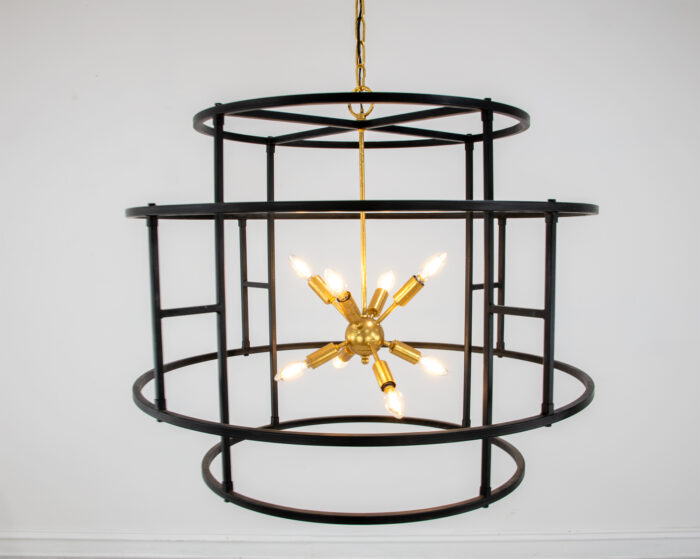 Lilou Black & Gold Chandelier - Image 2