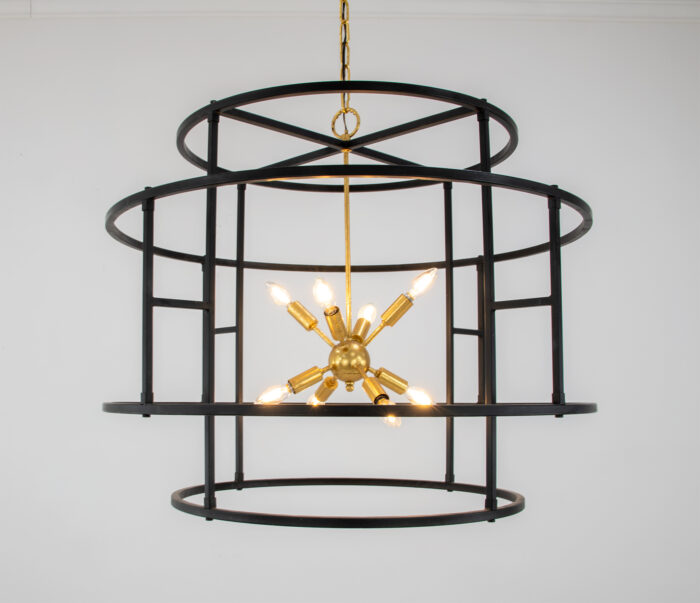 Lilou Black & Gold Chandelier - Image 5